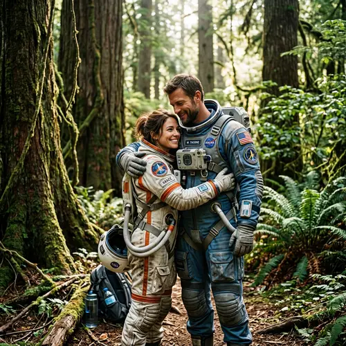 Romantic Space Adventure in Enchanted Forest