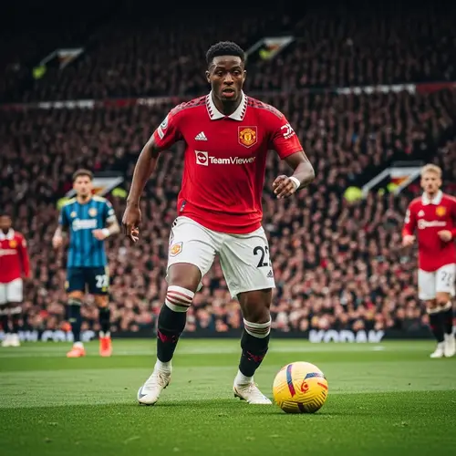 Bukayo Saka: Ultra Realistic Manchester United Photo