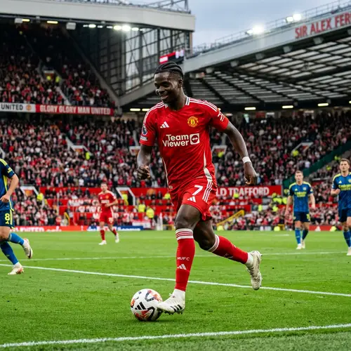 Bukayo Saka: Ultra Realistic Manchester United Photo