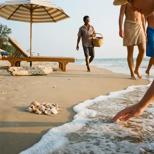 Sandy Beach Getaway with Ocean Waves and Leisurely Vibes