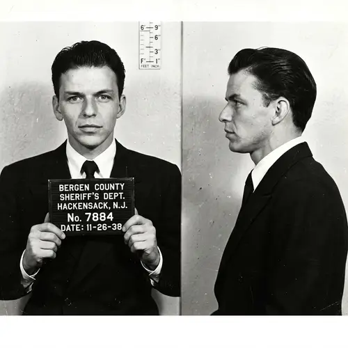 Frank Sinatra Mugshot: Iconic Arrest Photo