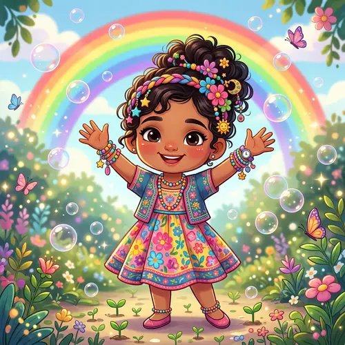 Stylish Cartoon Profile Picture for Young Moms