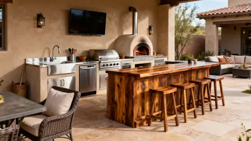 Beautiful Custom Outdoor Mexican Kitchen Designs