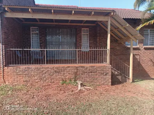 Veranda Roof Structure for Stairs and Aircon Area