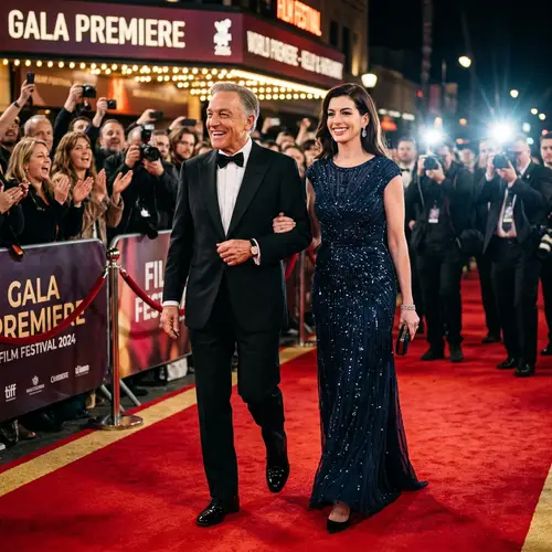 Gene Kelly & Anne Hathaway at 1950s Film Festival