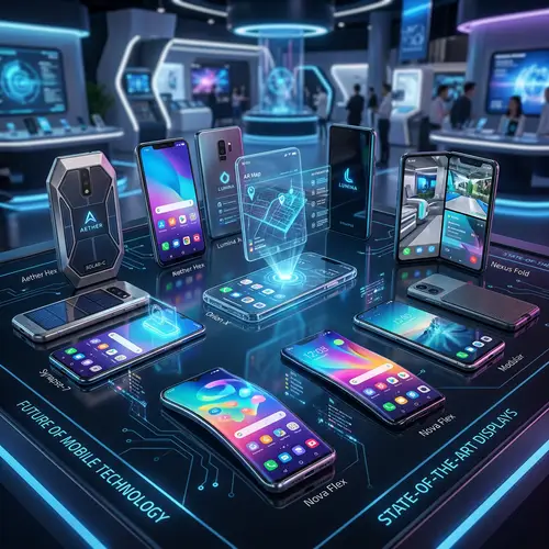 Futuristic Smartphones: Cutting-Edge Technology Showcase