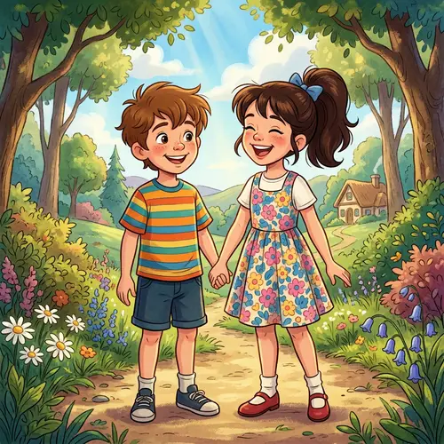 Delightful Pixar Characters: Brother & Sister Duo