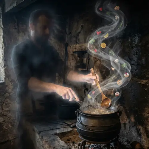 Mysterious Cooking with Whisk and Ladle