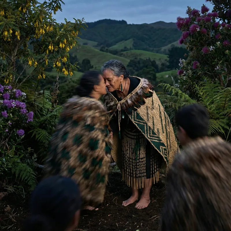 Papatūānuku: Maori Earth Mother in Nature's Embrace
