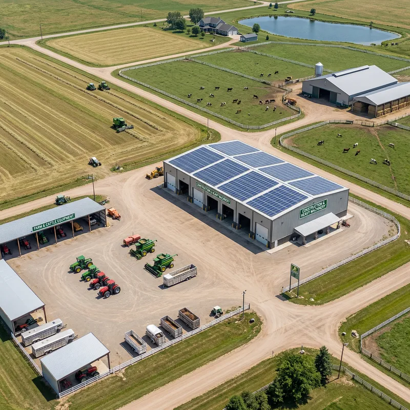 Future Property Layout: Garage, Barn & Pastures Future Property Layout: Garage, Barn & Pastures
