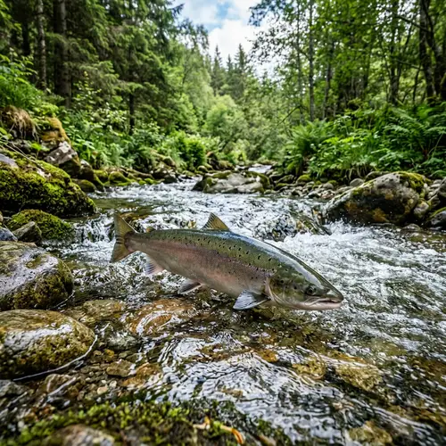 Salmon Fish: A Streamlined Pink-Fleshed Species
