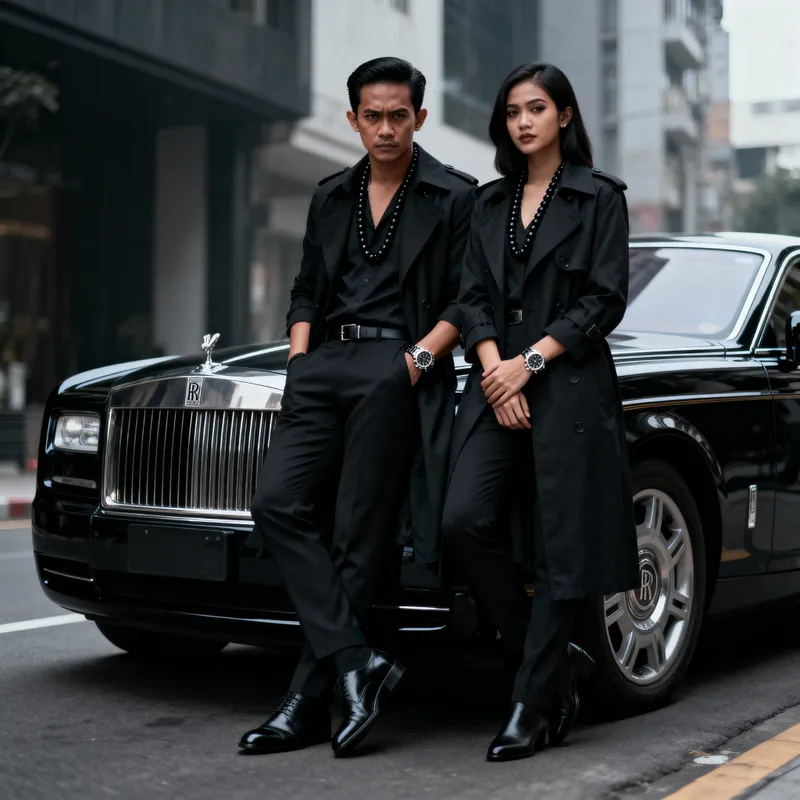 Cinematic Portrait: Young Indonesian Mafia Style