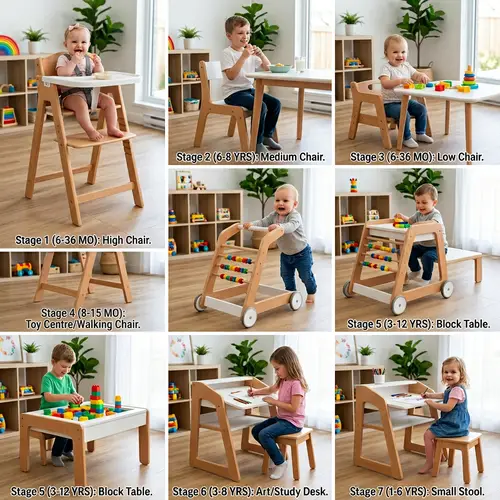 Transformable Furniture for Kids | 7 Stages of Growth