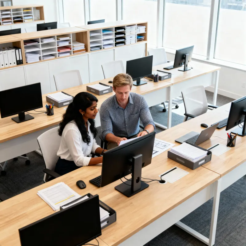 Minimalist Workspace for Efficient Workflow