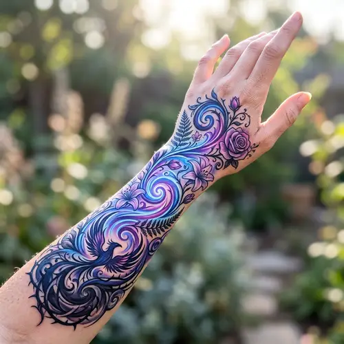 Symbolic Tattoo of Trauma to Healing Journey