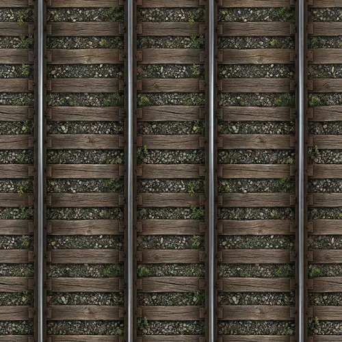 Seamless Train Track Background for Unity Projects