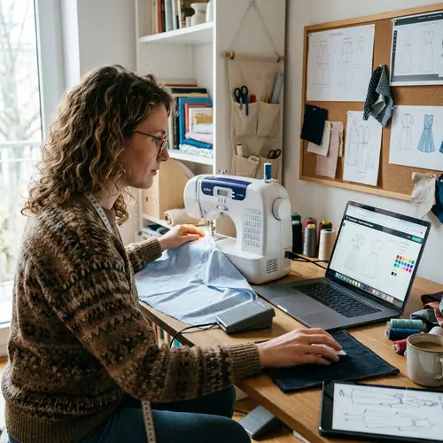 Innovative Clothing Design Website - Crafting with Technology