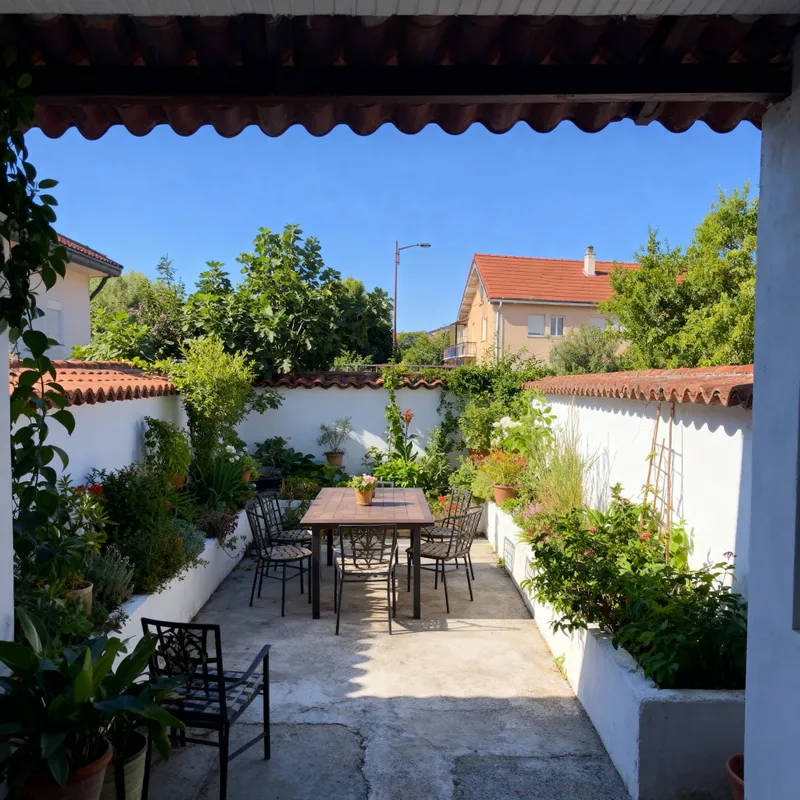 Transform Your Courtyard into a Lush Terrace
