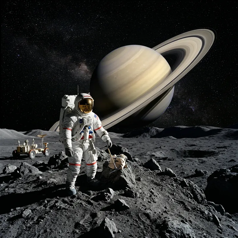 Lunar Rocks and Astronauts: Space View Art