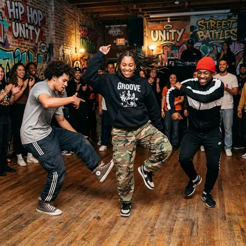 Hip Hop Dance: 3 People in Motion