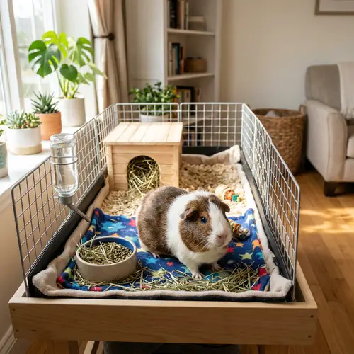 Domesticated Cuy - Lovable Pet with Compact Body