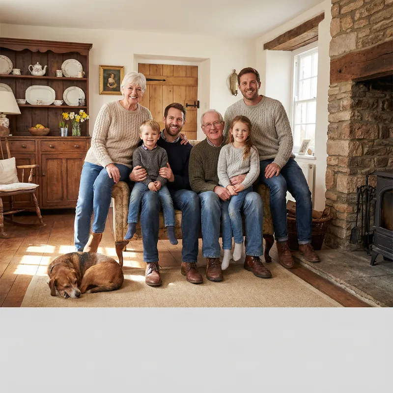 Stunning Family Portrait - Hyper-Realistic Detail