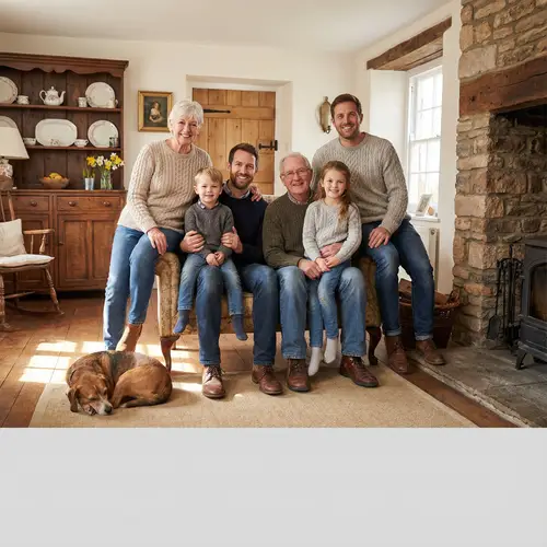 Stunning Family Portrait - Hyper-Realistic Detail