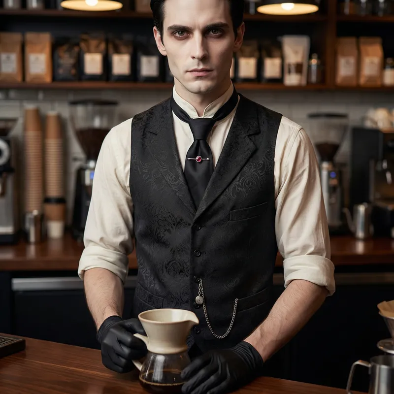 Elias Thorne's Sophisticated Vampire Outfit