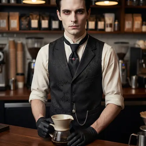 Elias Thorne's Sophisticated Vampire Outfit