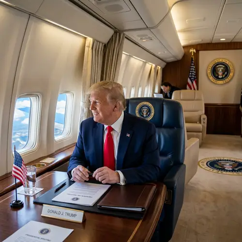 Donald Trump on a 747: Iconic Aviation Moment