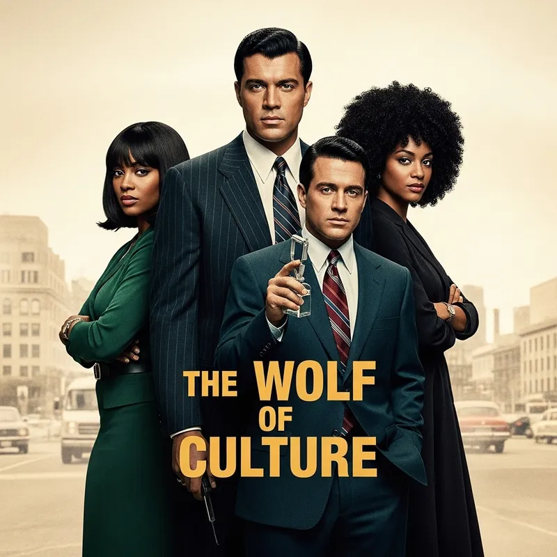 The Wolf of Culture - Creative Movie Cover