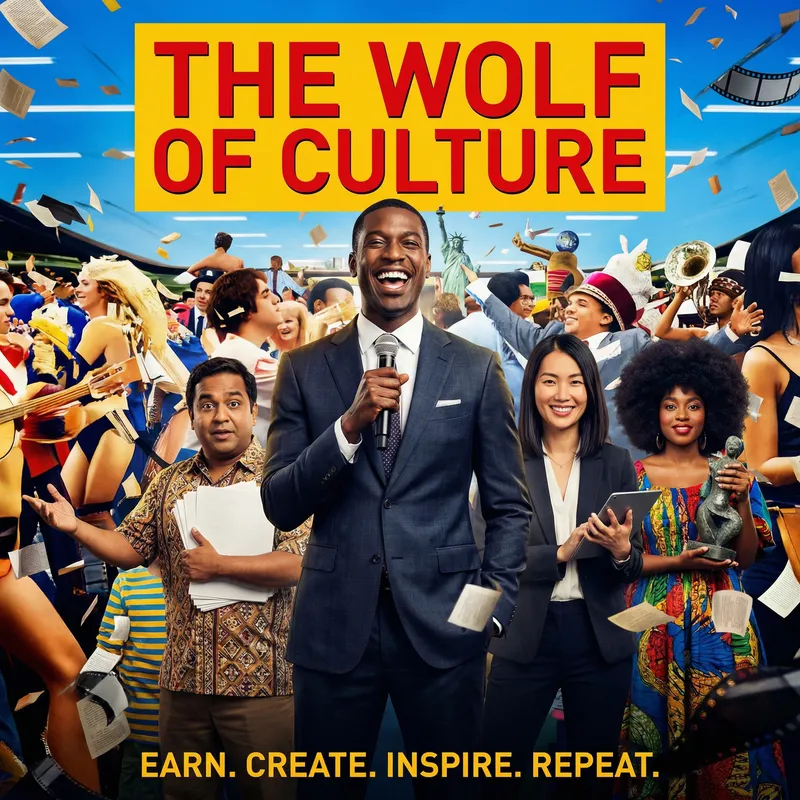The Wolf of Culture - Creative Movie Cover