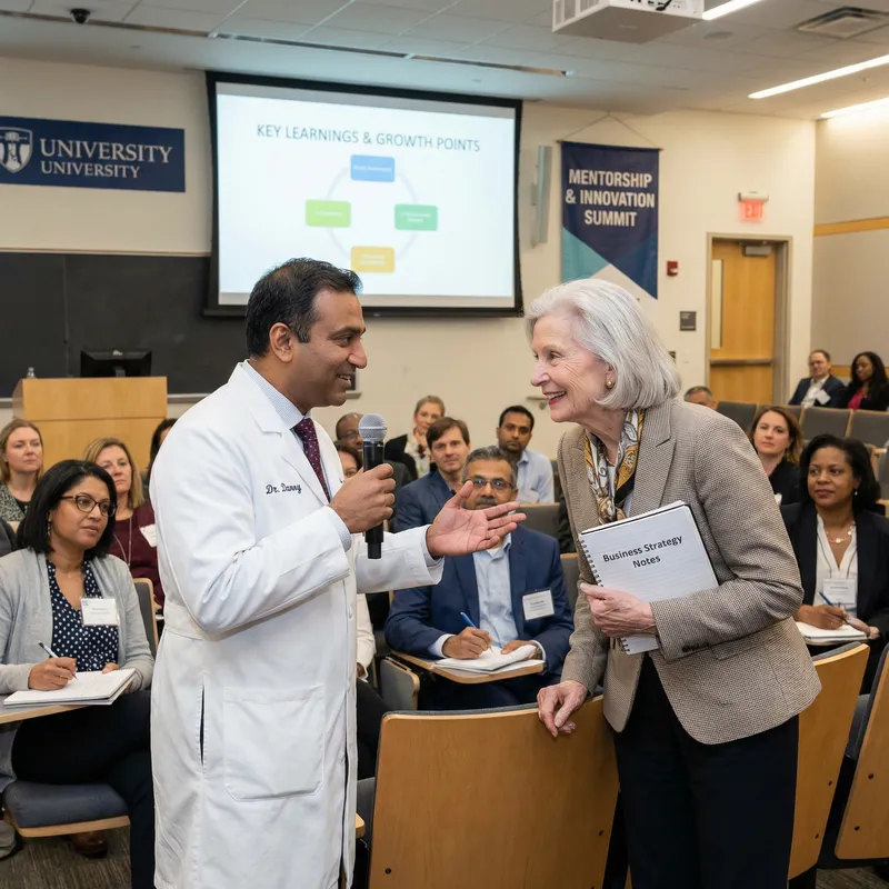 Heartwarming Entrepreneurial Mentorship at Educational Seminar