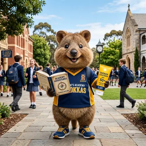 Quokka School Mascot: Fun & Learning