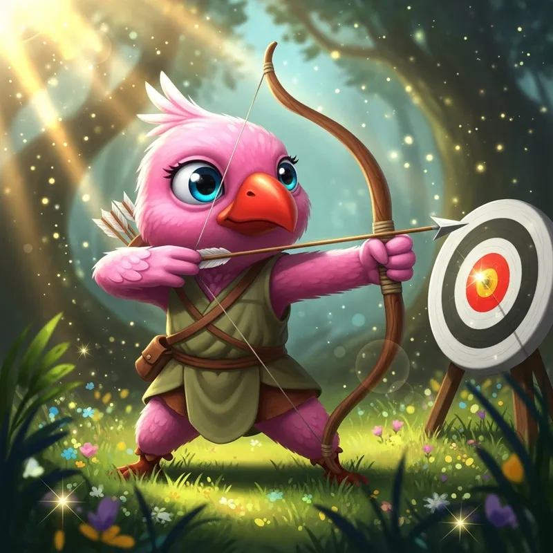 Colorful Avian Archer for Kids