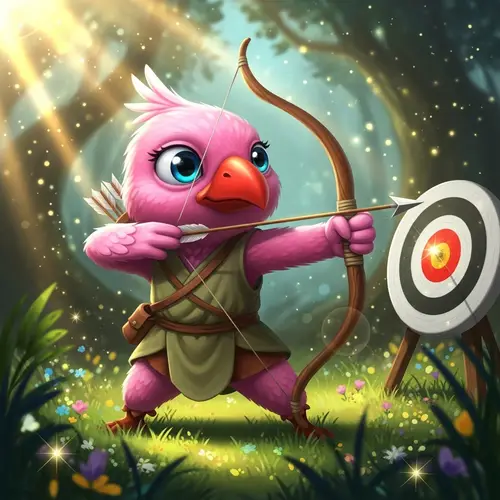 Colorful Avian Archer for Kids