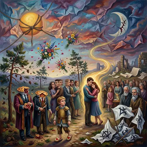 Abstract Landscape Poetry: Colors, Emotions, and Transformations