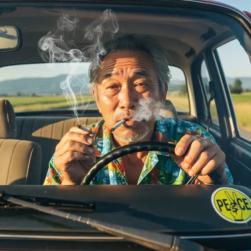 Funny High Driving: Asian Man's Hilarious Journey