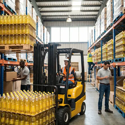 Efficient Vegetable Oil Warehouse Operations