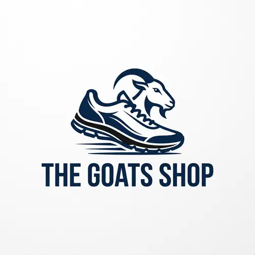 The Goats Shop Logo Design | Creative Shoe Store Branding