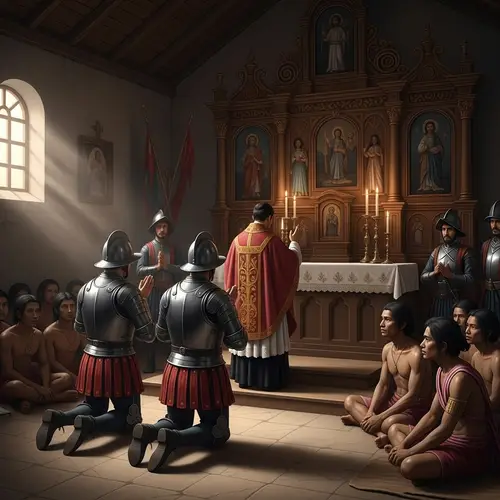 Colonization of the Philippines: A Historical Scene