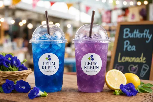 Leum Kleun Butterfly Pea Iced Herbal Drink