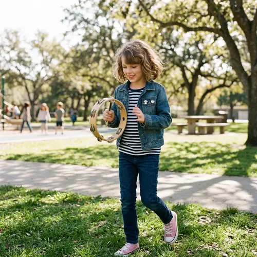 Shakira's Daughter Lookalike Tambourine Player | Site Name