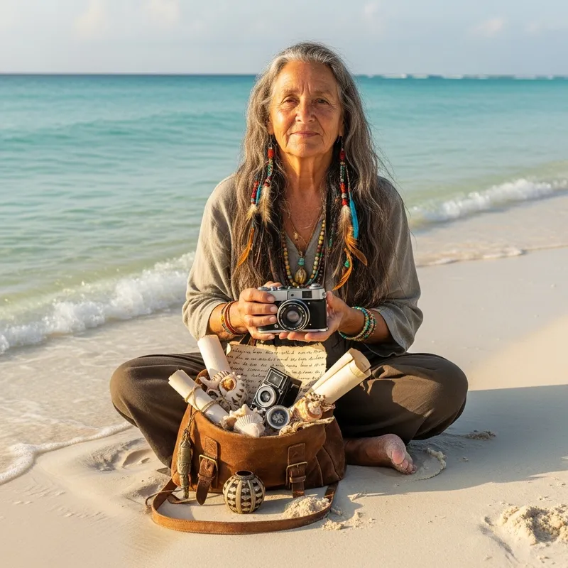 Caribbean Beach Blessings: A Wise Woman's Journey