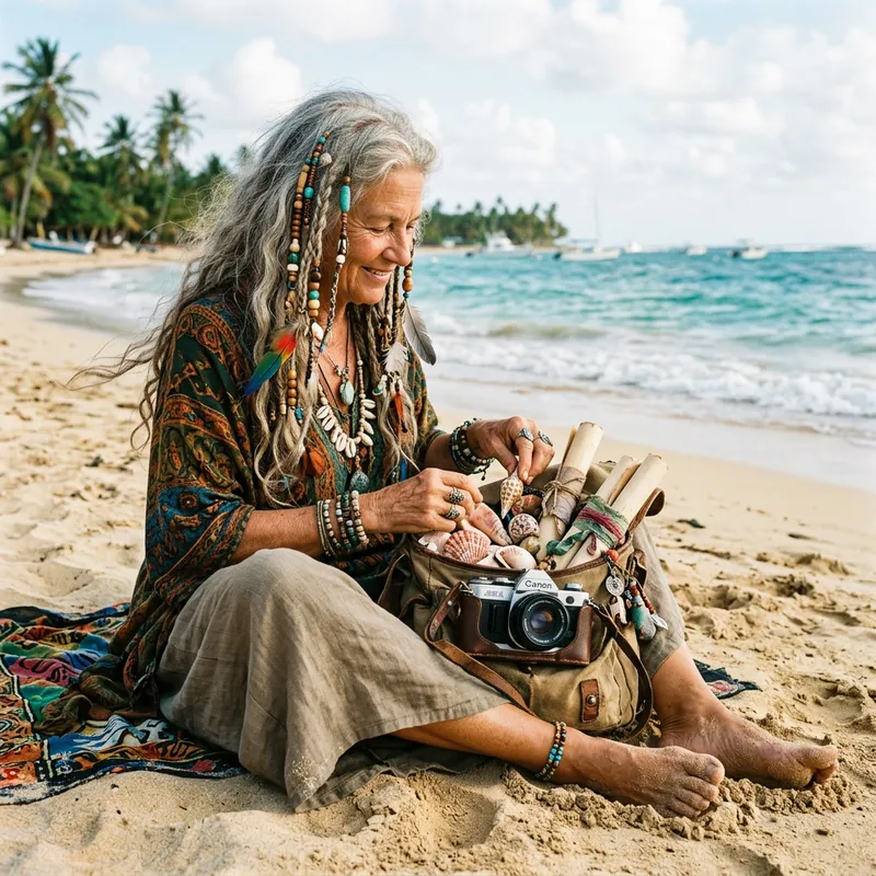 Caribbean Beach Blessings: A Wise Woman's Journey