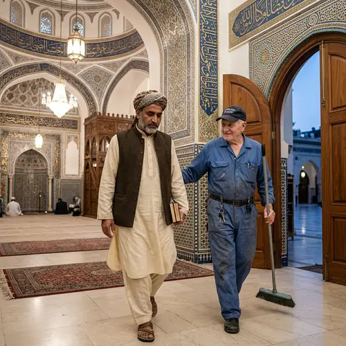 Scholar Escorted Out of Mosque by Janitor