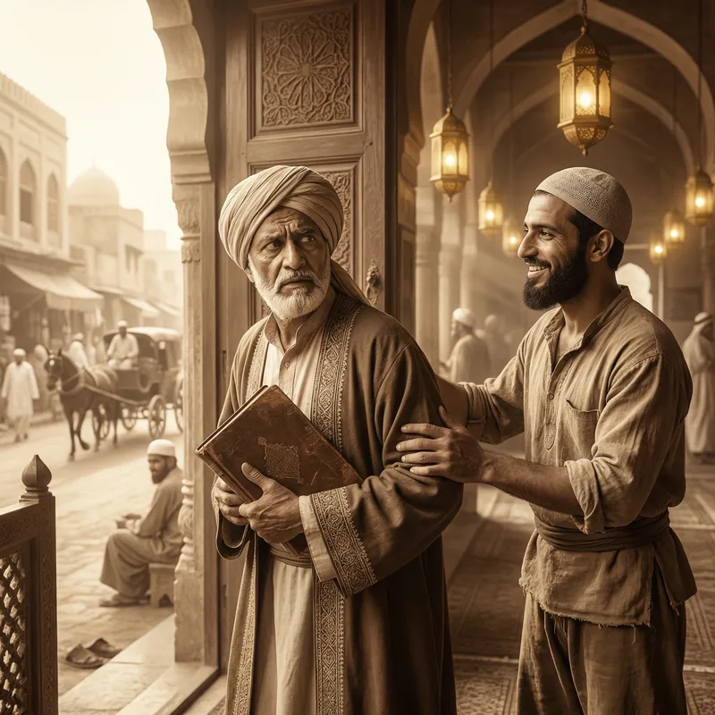 Scholar Guided Out of Mosque by Janitor