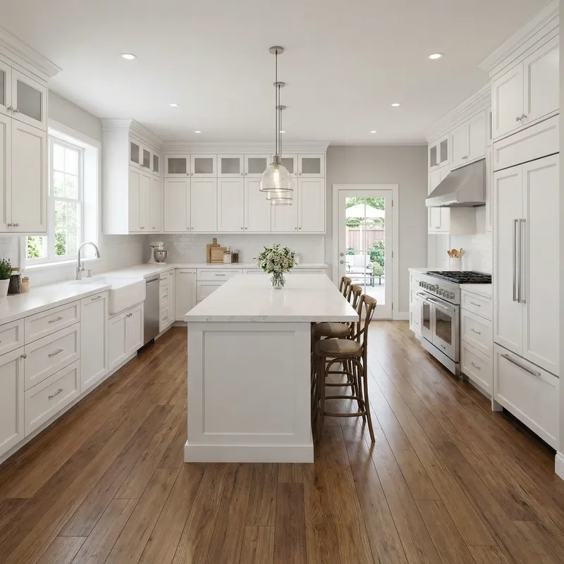 3D Kitchen Image from Your Floor Plan