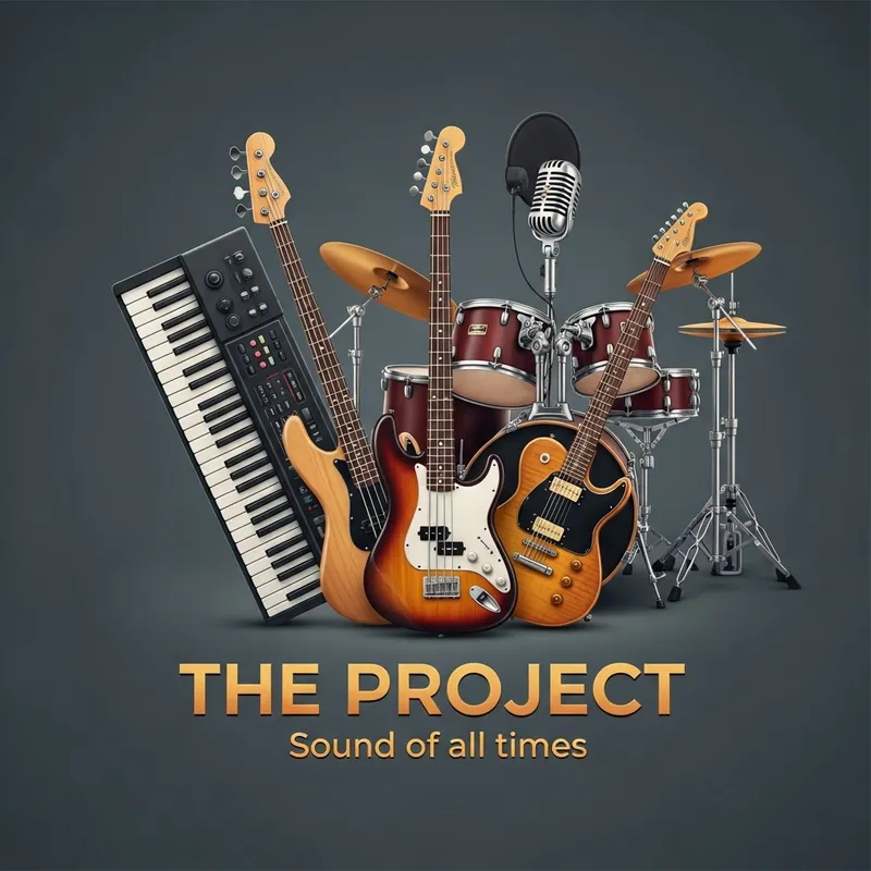 The Project Rock Band Logo Design