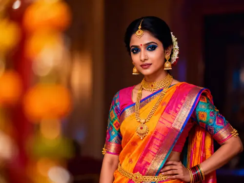 Stunning Traditional Indian Sari Fashion